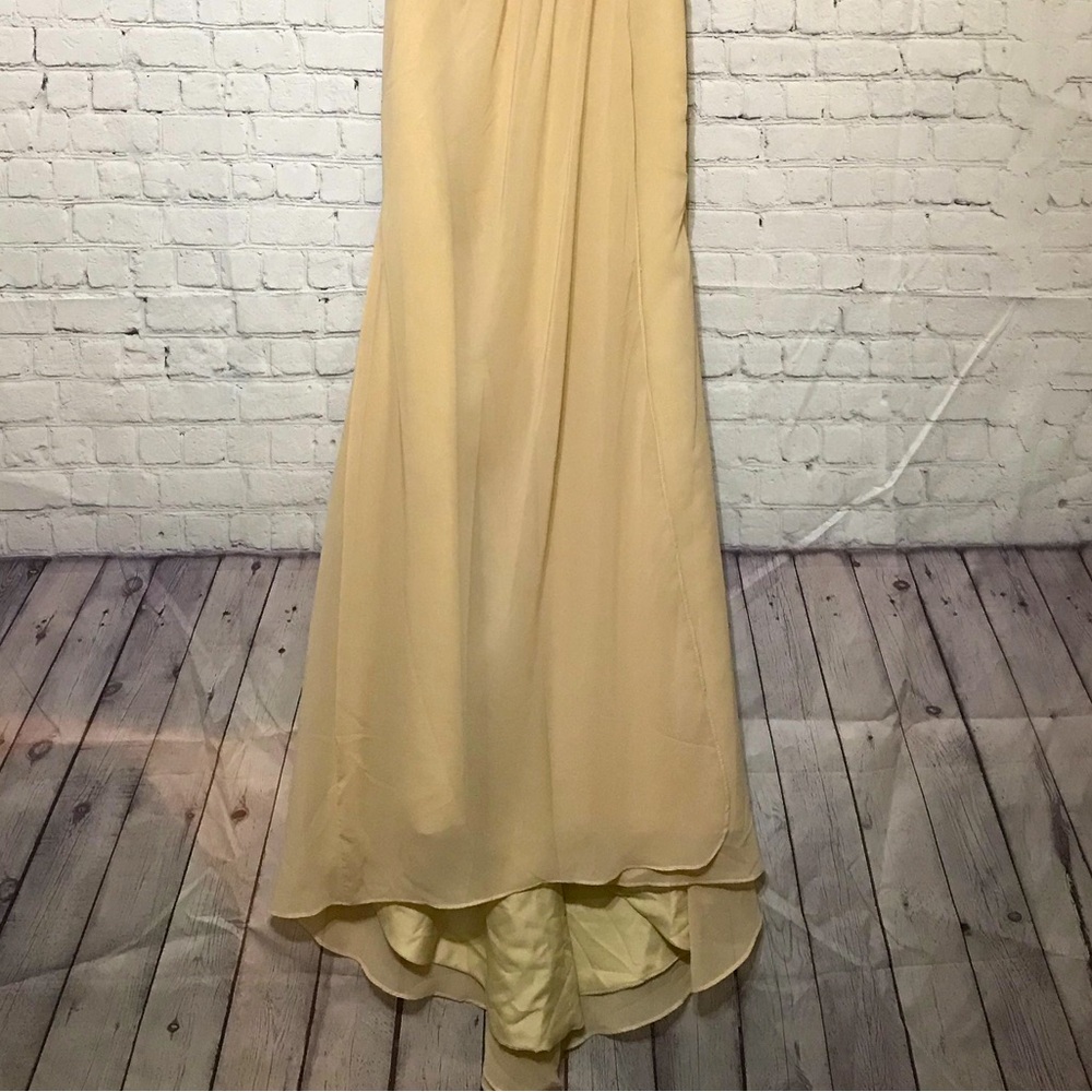 NWOT Buttercream Chiffon Dress - Picture 5 of 7
